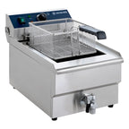 Friteuse électrique ECO 13 litres avec robinet de vidange, 5 kW, 400 V