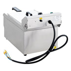 Friteuse électrique ECO 13 litres avec robinet de vidange, 5 kW, 400 V