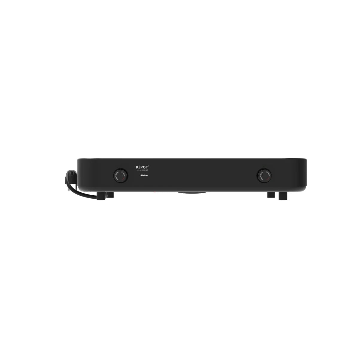 Rieber plaque de cuisson vitrocéramique K-POT 1/1-ck-2200-2Z noir