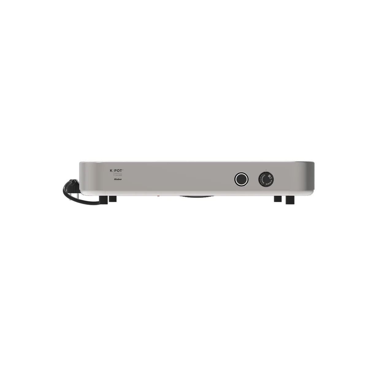 Rieber Cuisine de catering numérique et pilotée par application avec plaque vitrocéramique K-POT CONNECT 1/1-ck-2200 argenté