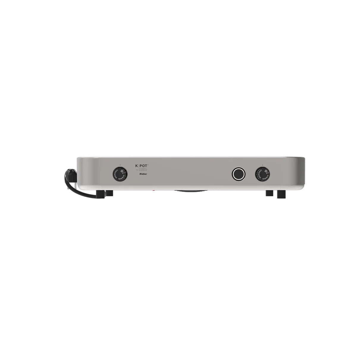 Rieber Cuisine de catering numérique et pilotée par application avec plaque vitrocéramique K-POT CONNECT 1/1-ck-2200-2Z argenté