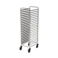 Chariot à grilles Rieber avec roulettes de protection – norme boulangère 400x600mm