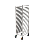 Chariot à grilles Rieber avec roulettes de protection – norme boulangère 400x600mm