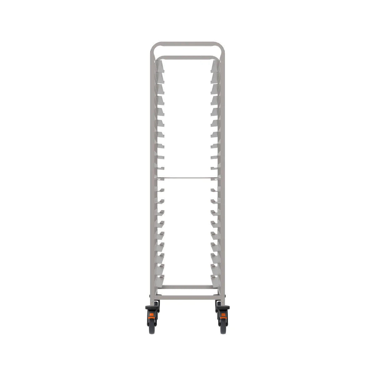 Chariot à grilles Rieber avec roulettes de protection – norme boulangère 400x600mm