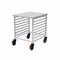 Chariot à glissières GN Rieber 2/1 bas avec roulettes pare-chocs