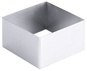 Moule à mousse, carré 8x8cm