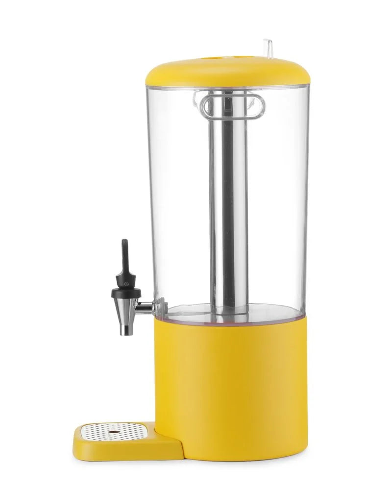 Distributeur de jus, 8 l UNIQ, HENDI, conçu par Robert Bronwasser, 8L, Jaune, 318x216x(H)532mm