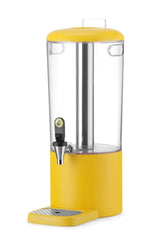 Distributeur de jus, 8 l UNIQ, HENDI, conçu par Robert Bronwasser, 8L, Jaune, 318x216x(H)532mm
