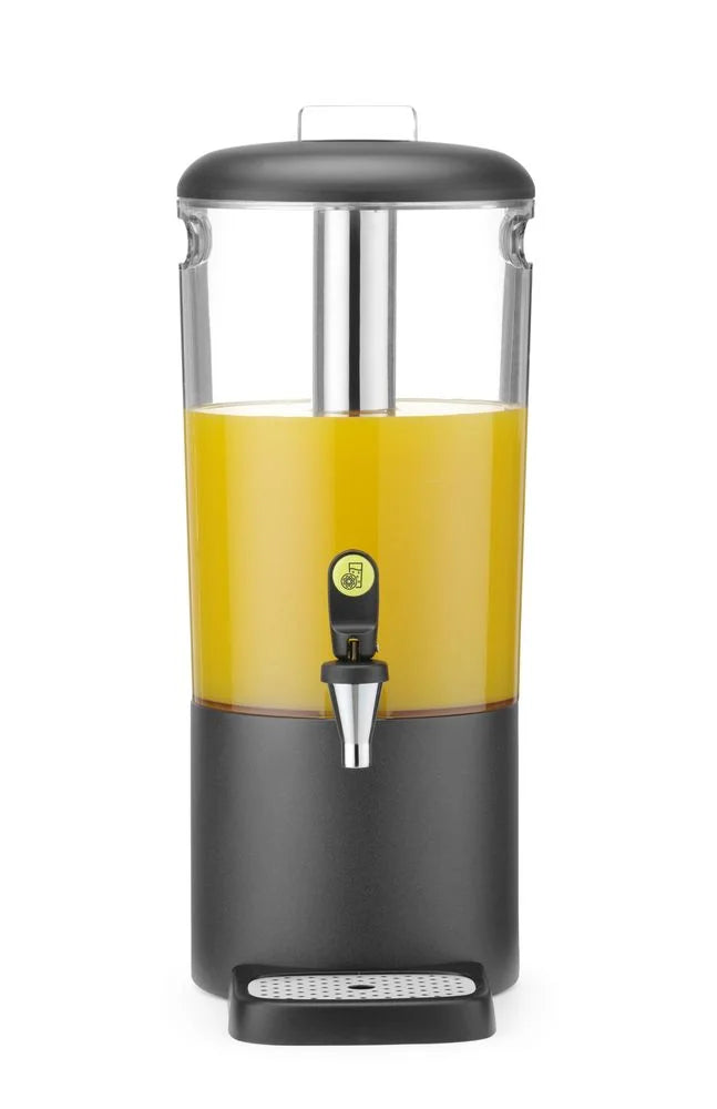 Distributeur de jus, 8 l UNIQ, HENDI, designed by Robert Bronwasser, 8L, Noir, 318x216x(H)532mm