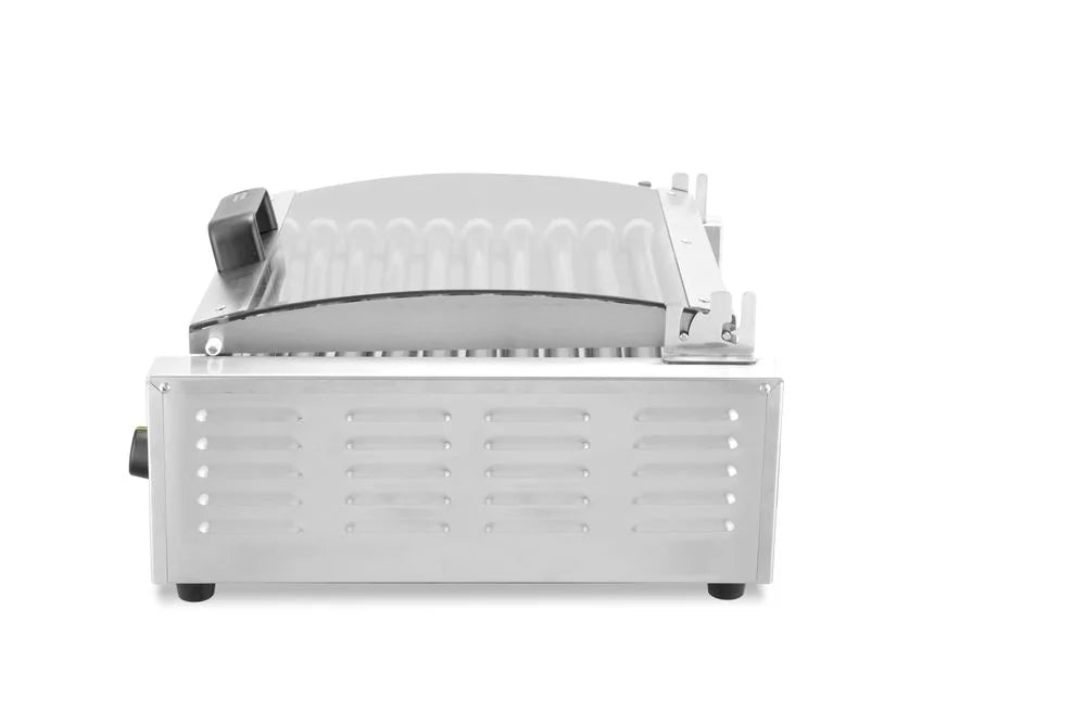 Gril à rouleaux - 2 zones avec couvercle économiseur d’énergie, HENDI, 11 rouleaux, 220-240V/980W, 566x527x(H)259mm
