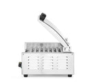 Grill à rouleaux, 1 zone avec capot écoénergétique, HENDI, 9 rouleaux, 230V/790W, 566x450x(H)259mm