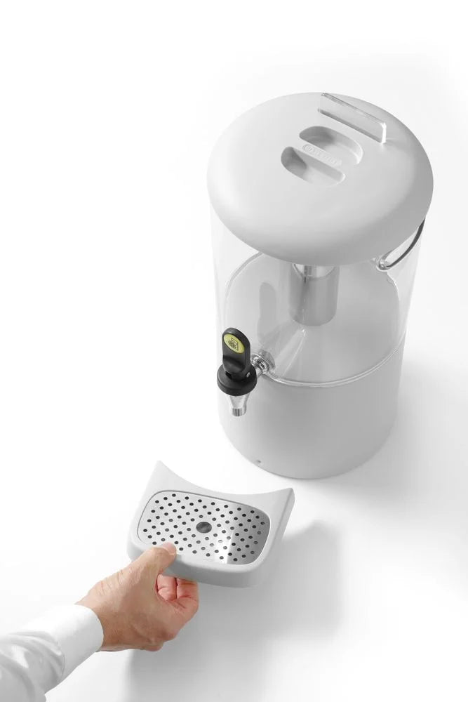 Distributeur de jus, 8 l UNIQ, HENDI, designed by Robert Bronwasser, 8L, Blanc, 318x216x(H)532mm