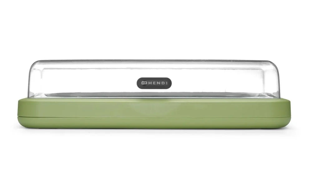 Vitrine réfrigérée UNIQ, HENDI, designée par Robert Bronwasser, GN 1/1, Verte, 593x389x(H)147mm