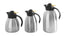Verseuse isotherme 1L - version inox double paroi - bouchon à pression jaune