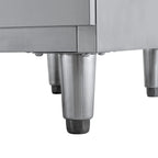 Meuble à tiroirs en acier inoxydable BASIC, 3 tiroirs, unité 600, AISI 201