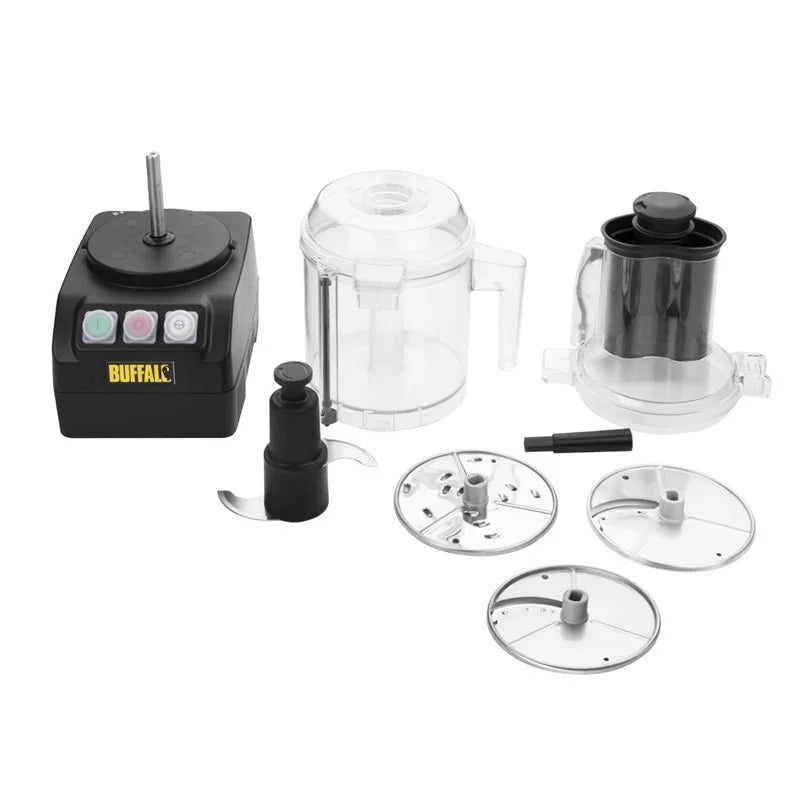 Robot de cuisine multifonction Buffalo, cutter & coupe-légumes 3 litres