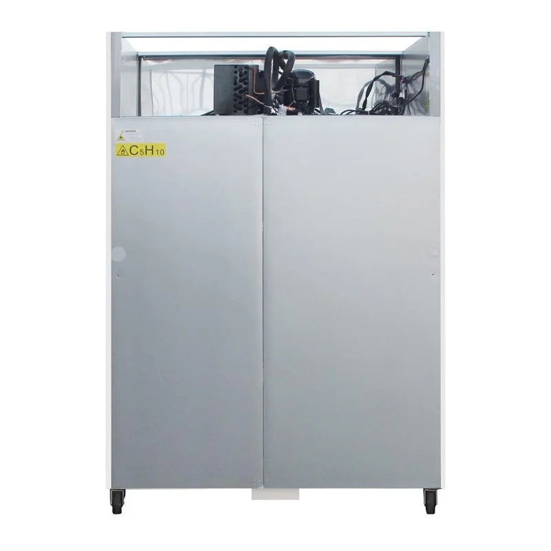Armoire réfrigérée professionnelle Polar série G 1200 litres 2 portes blanche