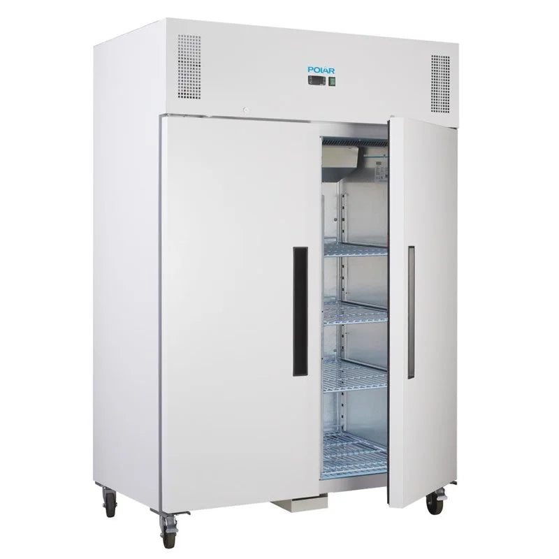 Armoire réfrigérée professionnelle Polar série G 1200 litres 2 portes blanche