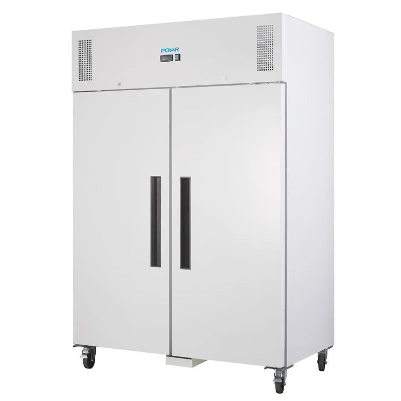 Armoire réfrigérée professionnelle Polar série G 1200 litres 2 portes blanche