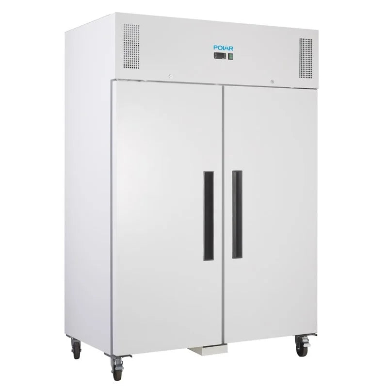 Armoire réfrigérée professionnelle Polar série G 1200 litres 2 portes blanche
