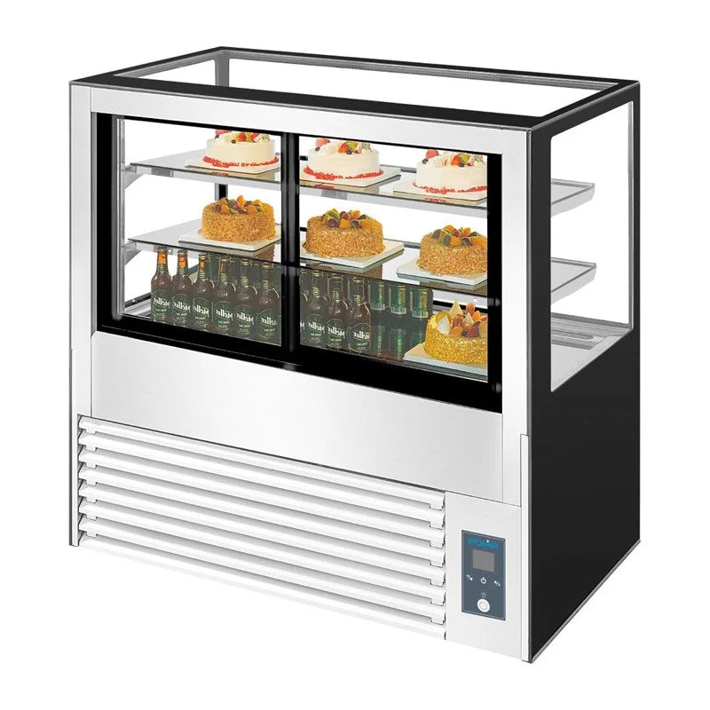 Vitrine réfrigérée sur pied pour produits traiteur Polar série U 385 Litres