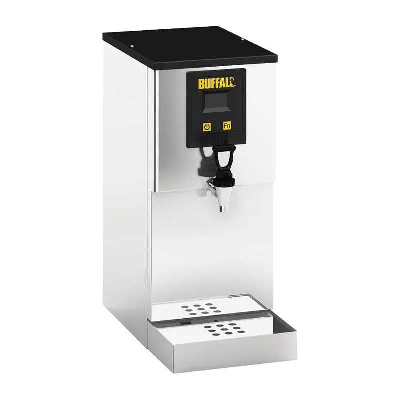 Distributeur d’eau chaude Buffalo 10 L avec raccordement fixe à l’eau