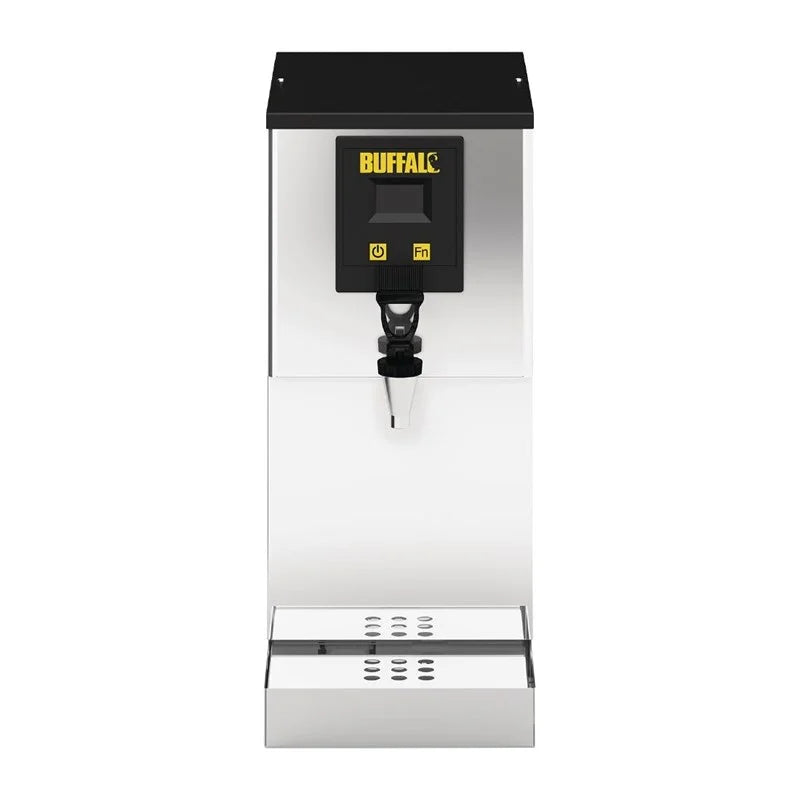 Distributeur d’eau chaude Buffalo 10 L avec raccordement fixe à l’eau