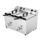 Buffalo Friteuse à induction double 2 x 3000W