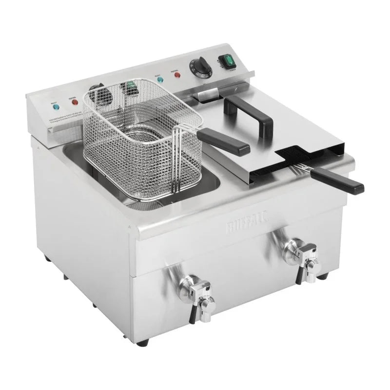 Buffalo Friteuse à induction double 2 x 3000W