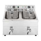 Buffalo Friteuse à induction double 2 x 3000W