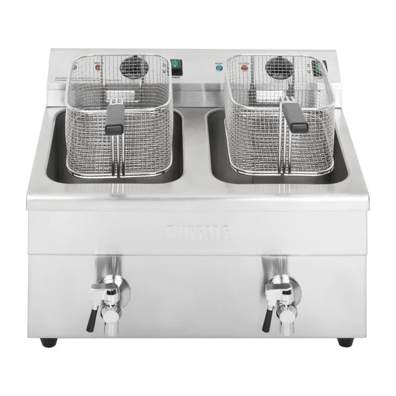 Buffalo Friteuse à induction double 2 x 3000W