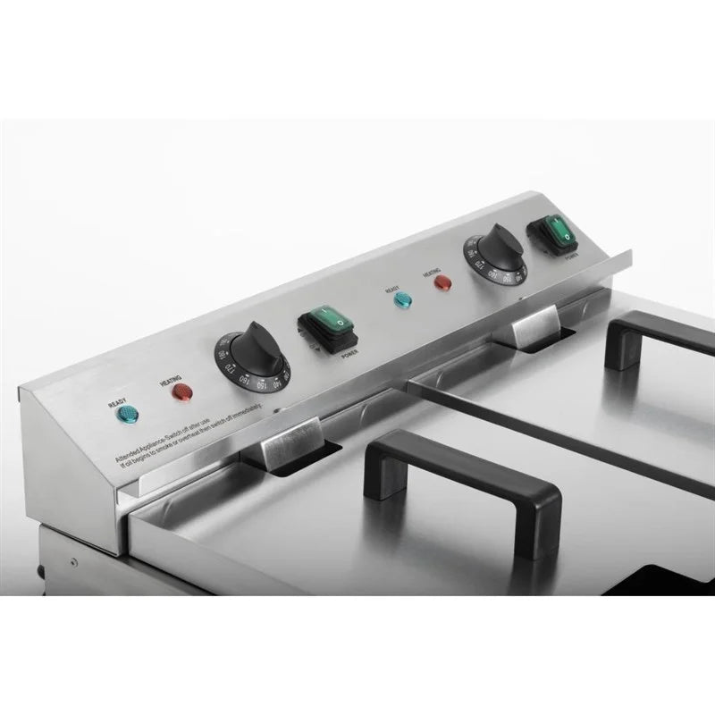 Buffalo Friteuse à induction double 2 x 3000W