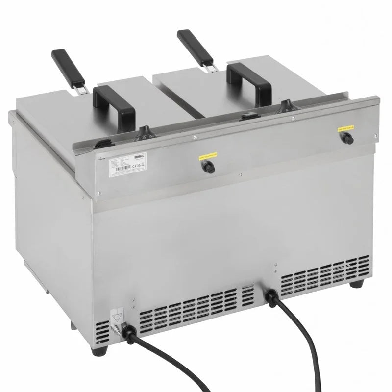 Buffalo Friteuse à induction double 2 x 3000W
