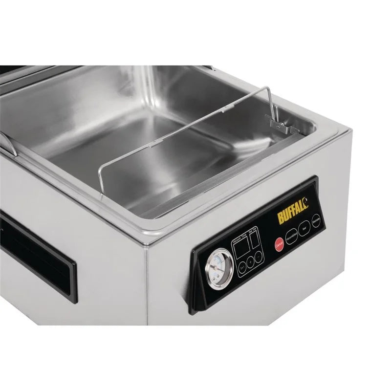Machine sous vide à cloche Buffalo 6,5 Liter, jusqu’à 300 mm de largeur de sachet
