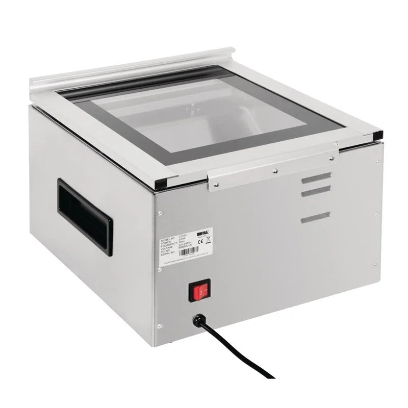 Machine sous vide à cloche Buffalo 6,5 Liter, jusqu’à 300 mm de largeur de sachet