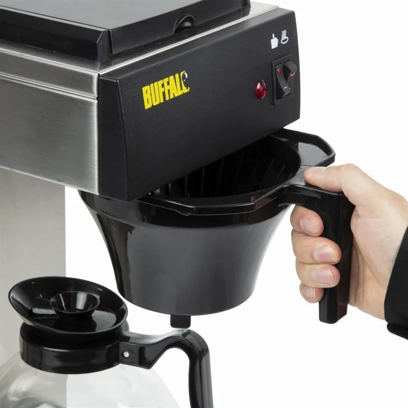 Buffalo Machine à café avec verseuse en verre 2L