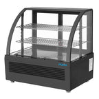 Vitrine réfrigérée de comptoir Polar Série C 100 Litres noire