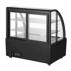 Vitrine réfrigérée de comptoir Polar Série C 100 Litres noire