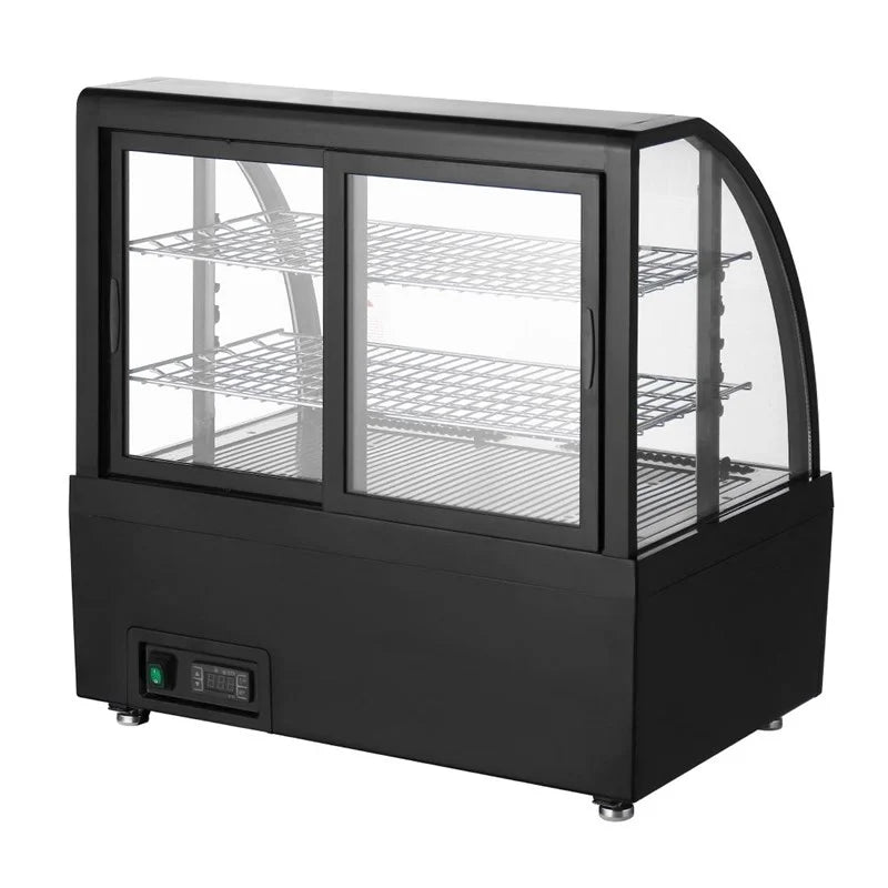 Vitrine réfrigérée de comptoir Polar Série C 100 Litres noire