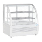 Vitrine réfrigérée de comptoir Polar C-Serie 100 Litres blanche