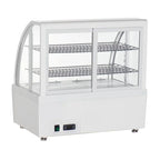 Vitrine réfrigérée de comptoir Polar C-Serie 100 Litres blanche