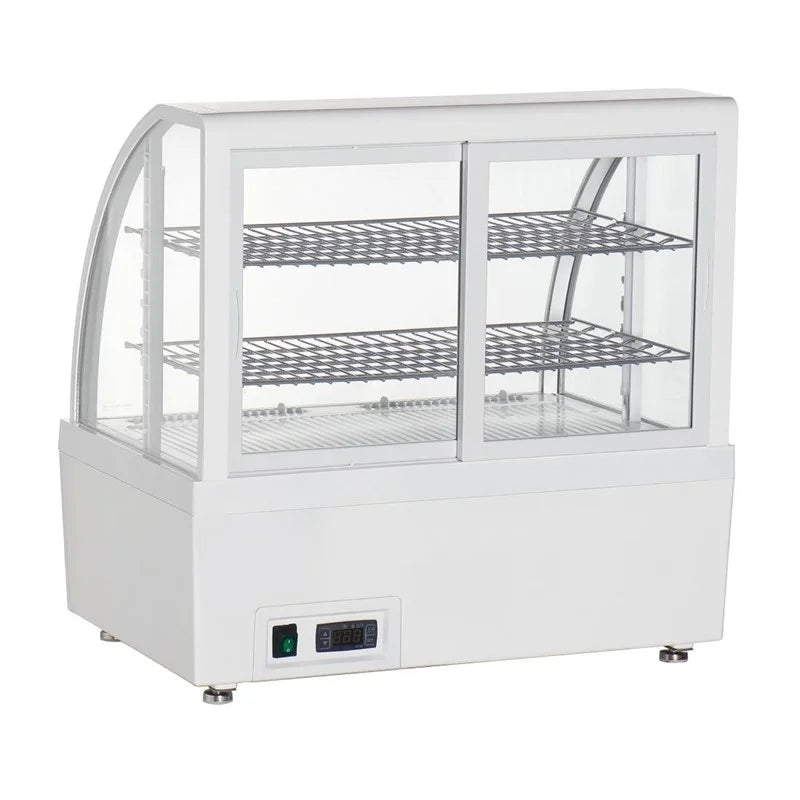 Vitrine réfrigérée de comptoir Polar C-Serie 100 Litres blanche