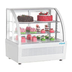 Vitrine réfrigérée de comptoir Polar C-Serie 100 Litres blanche