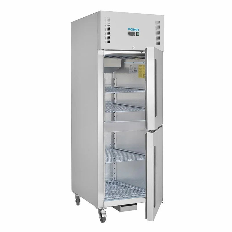 Armoire réfrigérée professionnelle Polar série G 600 Litres avec porte divisée