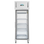 Armoire réfrigérée professionnelle Polar Série G 1 porte 600 Litres avec porte vitrée