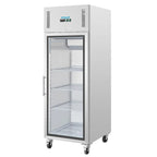 Armoire réfrigérée professionnelle Polar Série G 1 porte 600 Litres avec porte vitrée