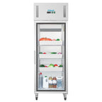 Armoire réfrigérée professionnelle Polar Série G 1 porte 600 Litres avec porte vitrée