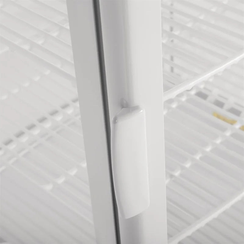 Vitrine réfrigérée de comptoir Polar Série C 86 Litres avec porte bombée, blanche