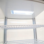 Vitrine réfrigérée de comptoir Polar Série C 86 Litres avec porte bombée, blanche