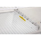 Vitrine réfrigérée de comptoir Polar série C 68 litres avec porte bombée, blanche